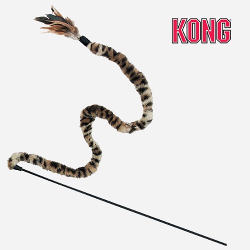 콩 KONG 새 고양이 낚시대 캣닢 깃털 놀이 장난감