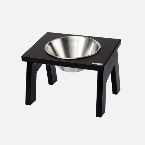 클레이몽드 5시리즈 1구 중대형 스테인레스볼 식기 블랙 강아지 중형견 대형견 밥그릇 물그릇