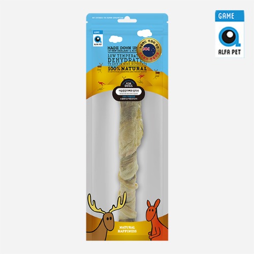 알파펫 사슴 정강이뼈&amp;링피쉬 80g 에어드라이 뉴질랜드산 강아지 개껌 천연 건조 이갈이 간식