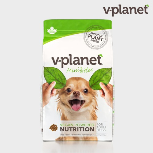 브이플래닛 강아지 사료 비건 야채 채식 베지 하이포 알러지 눈물 제거 2.04kg