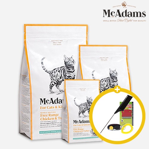 맥아담스 고양이 사료 방목 치킨&amp;칠면조 375g/1.5kg/3.75kg 오븐베이크 전연령