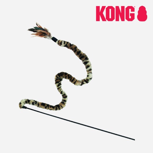 콩 KONG 새 고양이 낚시대 캣닢 깃털 놀이 장난감