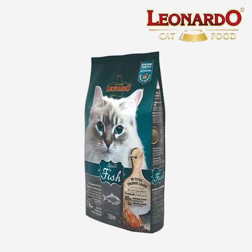 레오나르도 고양이 사료 피쉬 7.5kg 홀리스틱 그레인프리 어덜트 모질개선 치석관리