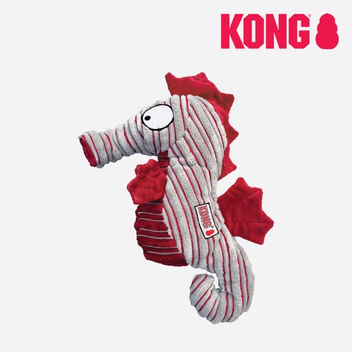 콩 KONG 해마 강아지 삑삑이 애착 인형 놀이 소리나는 이갈이 분리불안 장남감 콩토이