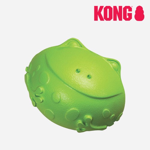 콩 KONG 터프앤라이트 개구리 강아지 삑삑이 수륙양용 장난감 콩토이