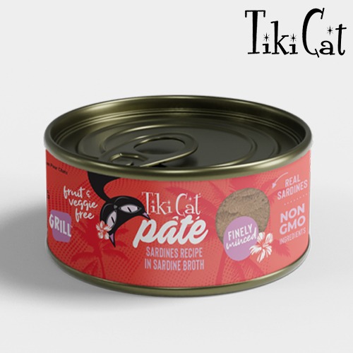 티키캣 고양이 캣 캔 그릴파테 정어리 습식사료 주식캔 간식