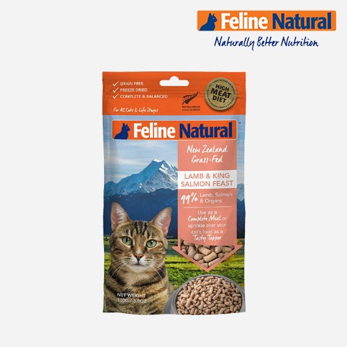 K9 Feline 케이나인 동결건조 고양이 사료 램&amp;살몬 100g